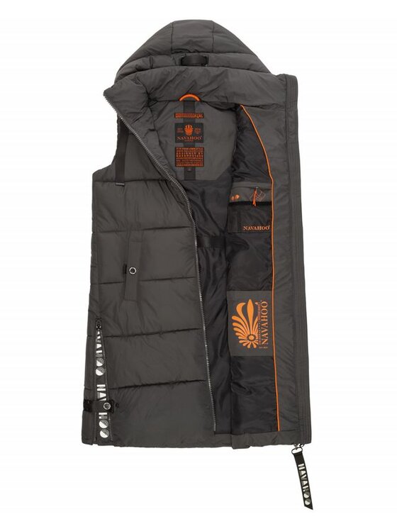 Navahoo Navahoo Bezrękawnik Schnuffelchen Czarny Casual Fit
