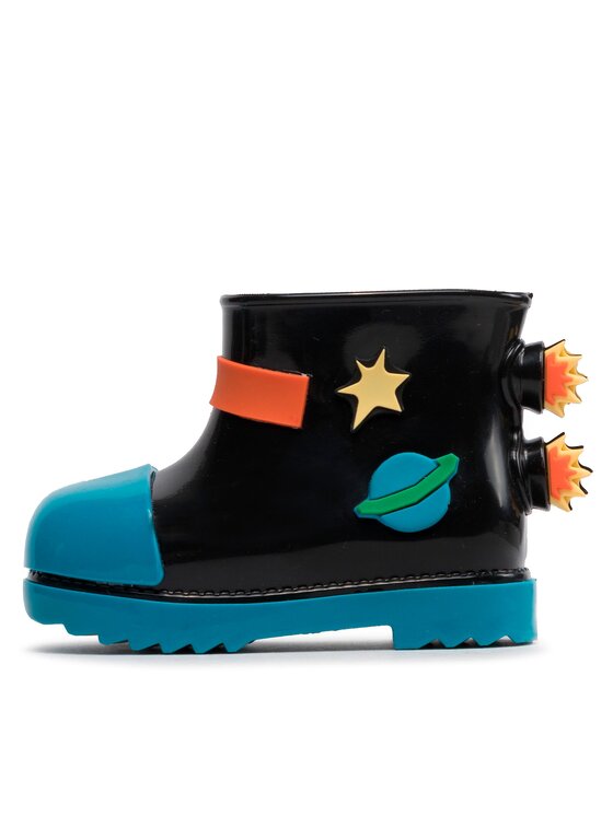Melissa Melissa Gumene čizme Mini Melissa Rain Boot + Fabula 33676 Crna