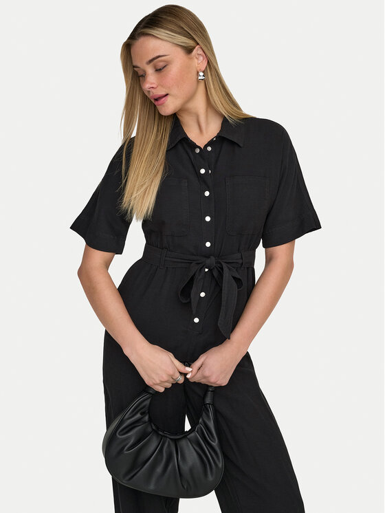 ONLY ONLY Salopetă Laris 15364151 Negru Regular Fit