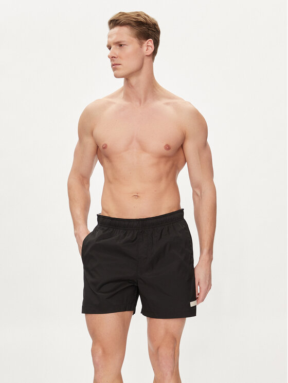 Calvin Klein Swimwear Calvin Klein Swimwear Plavecké šortky KM0KM00939 Čierna Regular Fit