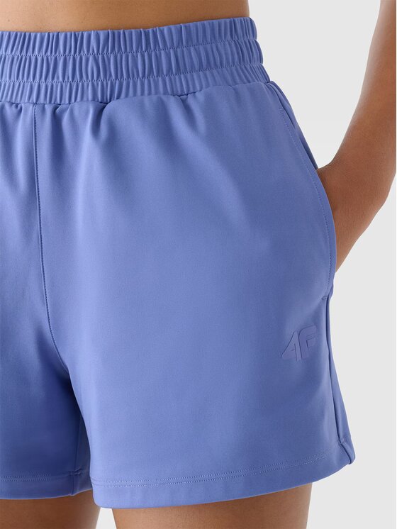 4F 4F Αθλητικό σορτς 4FWAW24TFSHF705-31S Μπλε Regular Fit
