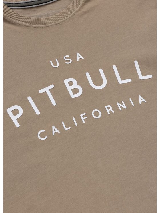 PITBULL PITBULL T-Shirt AUTOMATIC Beżowy Regular Fit