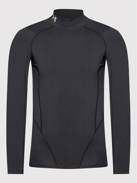 Under Armour Under Armour Športna majica HeatGear® Mock 1369606 Črna Skinny Fit