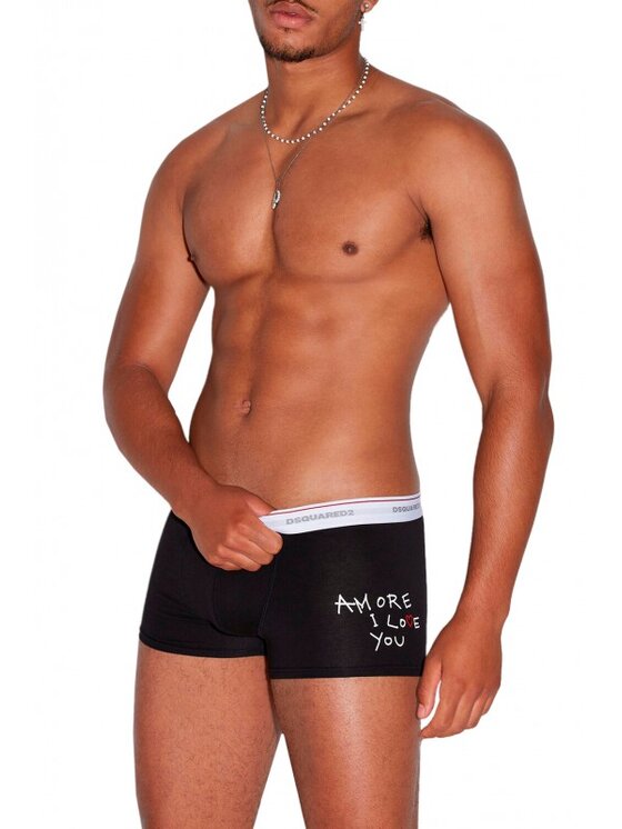 Dsquared2 Underwear Dsquared2 Underwear Boxerky D9LC64580 Černá