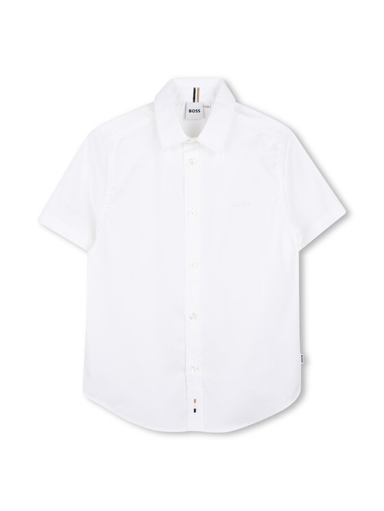 BOSS BOSS Košile J53160 D Bílá Regular Fit