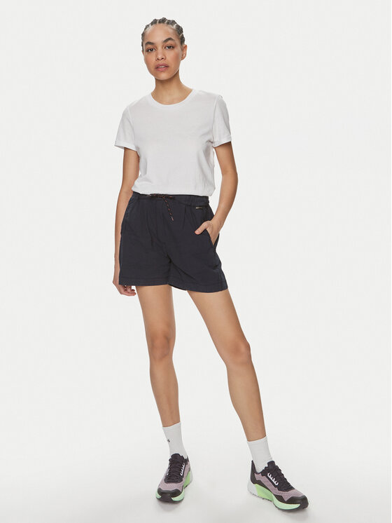 Napapijri Napapijri Šortky z materiálu Aberdeen NP0A4I51 Tmavomodrá Loose Fit