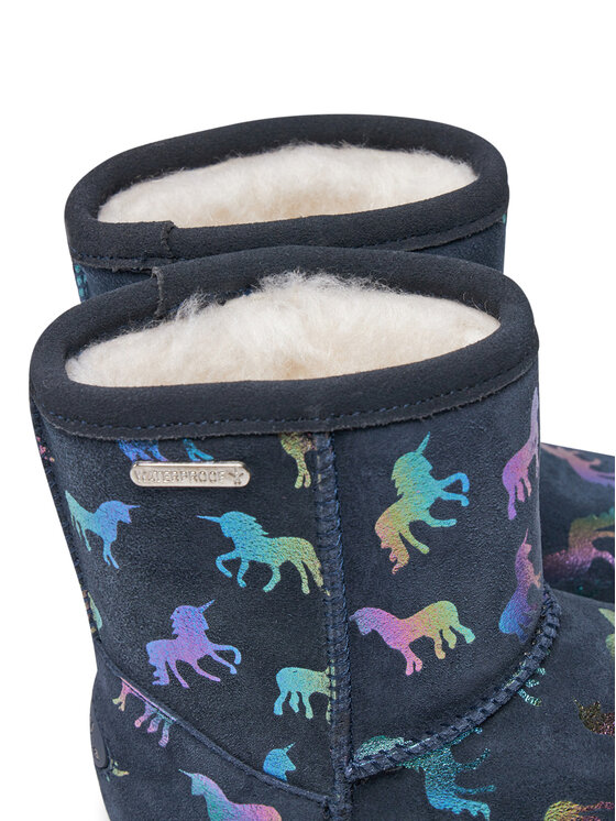 EMU Australia EMU Australia Cizme de zăpadă Rainbow Unicorn Brumby K12373 Bleumarin