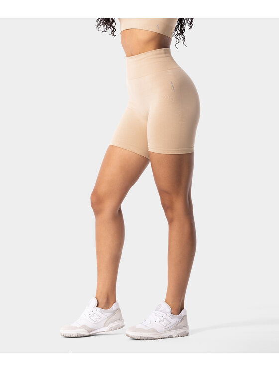 Szorty sportowe, rozmiar S, Beżowe, Simply Shorts
