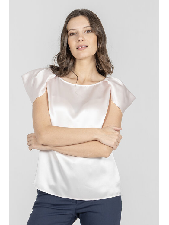 Deni Cler Milano Deni Cler Milano Top W-DC-0012-F2-A9-31-1 Różowy Regular Fit