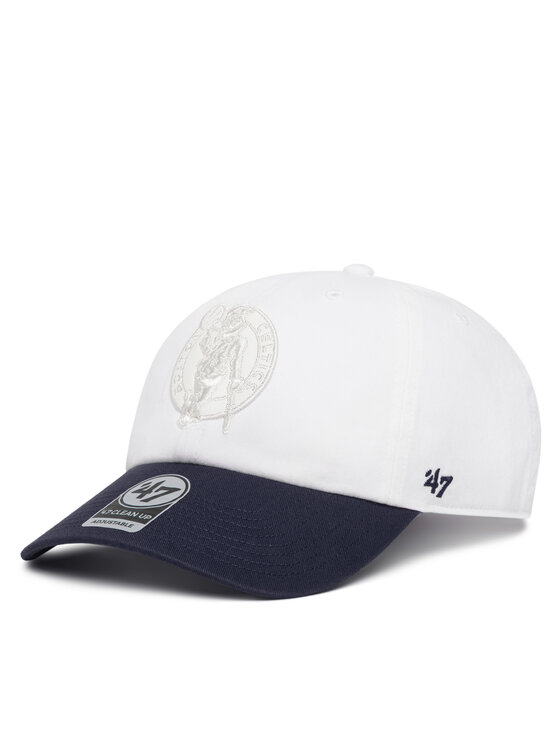 47 Brand Šiltovka Boston Celtics Tommy Hilfiger Courtside '47 Clean Up THCCU172GWL Biela