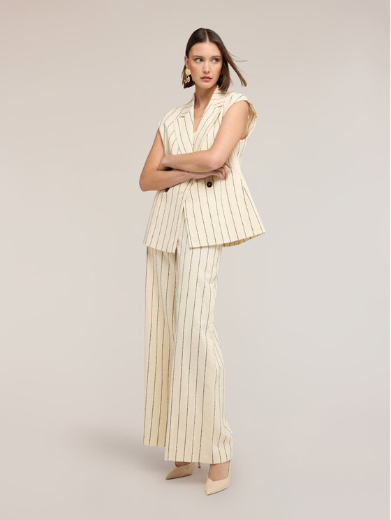 Motivi Motivi Giacca di transizione L013Q000075N0S1 Crema Over Fit