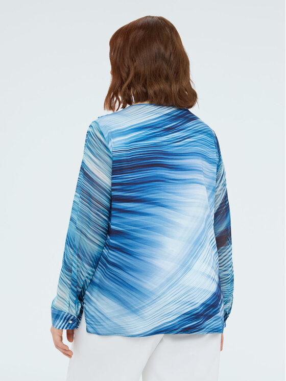 Fiorella Rubino Fiorella Rubino Blusa 2119T002505N0Z4 Blu Regular Fit