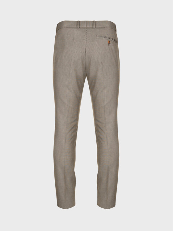 Evenemen Evenemen Spodnie garniturowe IRA Brązowy Slim Fit