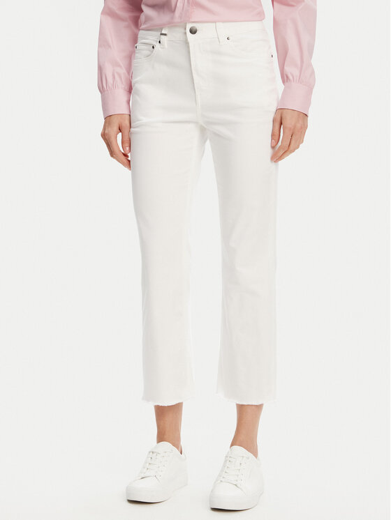 United Colors Of Benetton United Colors Of Benetton Blugi 46QRDE010 Écru Flare Fit