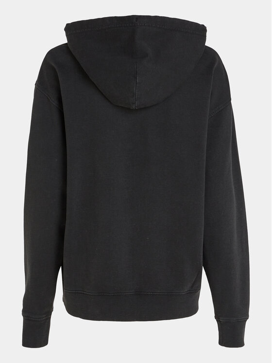 Tommy Jeans Tommy Jeans Μπλούζα Luxe Varsity DW0DW16410 Μαύρο Relaxed Fit