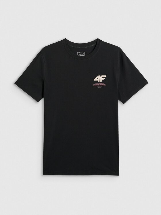 4F 4F T-shirt 4FRSS26TTSHM3990-20S Nero Regular Fit