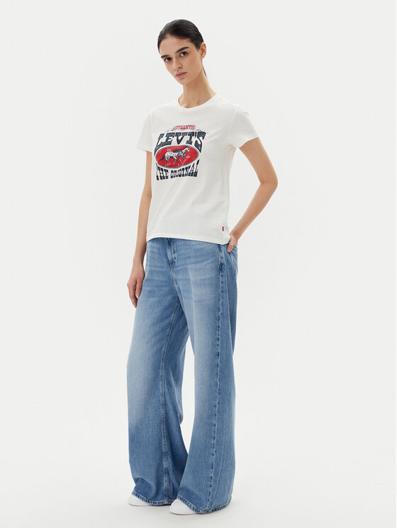 Levi's® Levi's® T-krekls Perfect 17369-3022 Balts Standard Fit