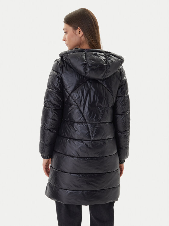 Geox Geox Žieminė striukė Backsie W5628H T3121 F9000 Juoda Regular Fit