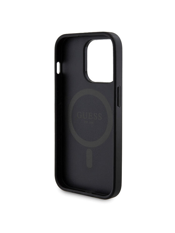 Guess Guess Zestaw prezentowy etui do iPhone 14 Pro Max + powerbank 4G Metal Logo Czarny