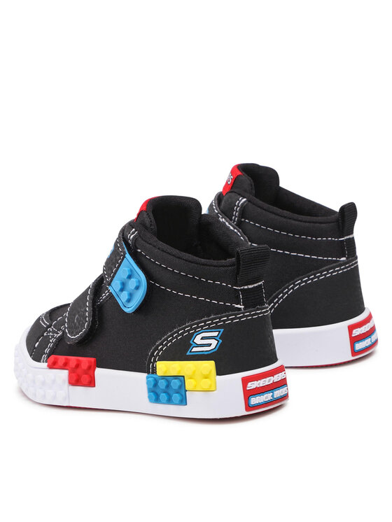 Skechers Skechers Sneakersy Lil Constructor 402224N/BKMT Czarny