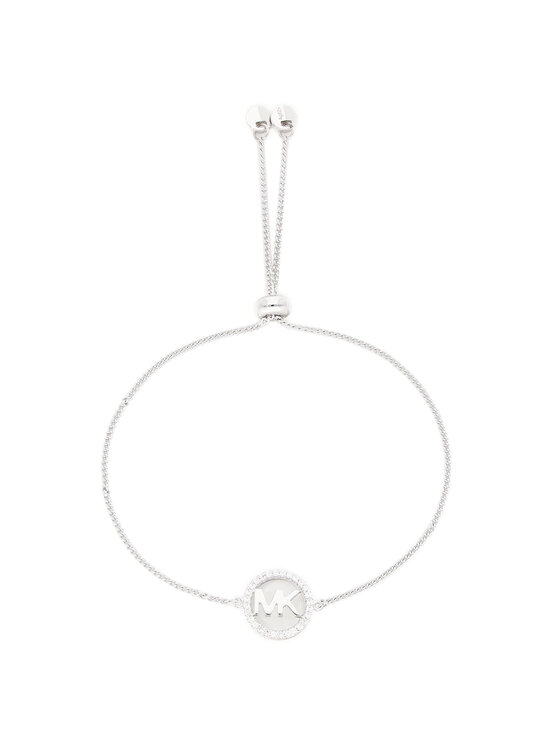 Michael Kors Michael Kors Bransoletka Logo Circle Slider MKC1246AN040 Srebrny