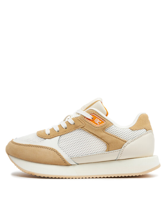 Tommy Hilfiger Tommy Hilfiger Tenisice Essential Elevated Runner FW0FW07700 Écru