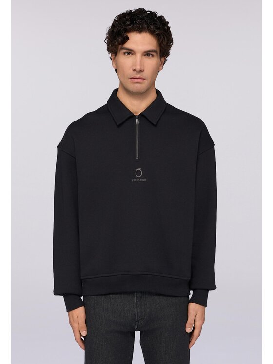 Trussardi Trussardi Felpa G8018000020N033 Nero Regular Fit