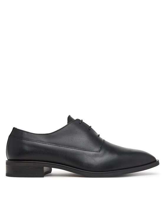 Calvin Klein Calvin Klein Обувки Slim Ess Oxford Lth HM0HM02274 Черен