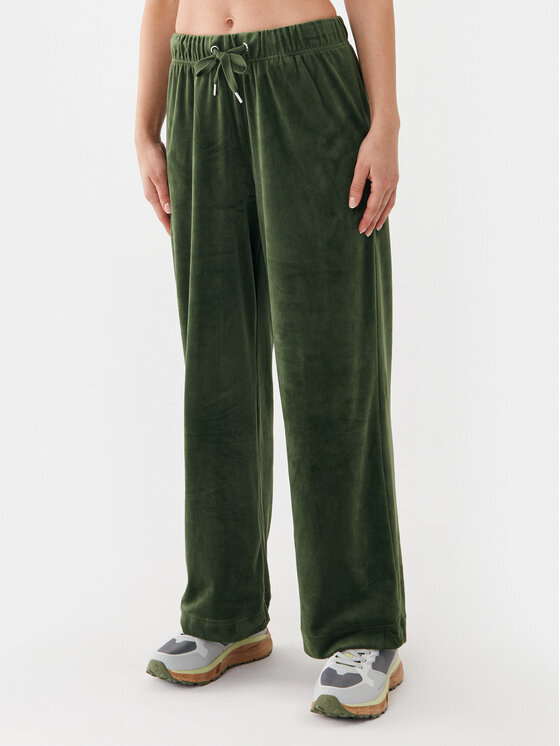 ONLY Pantaloni trening 15302628 Verde Wide Leg