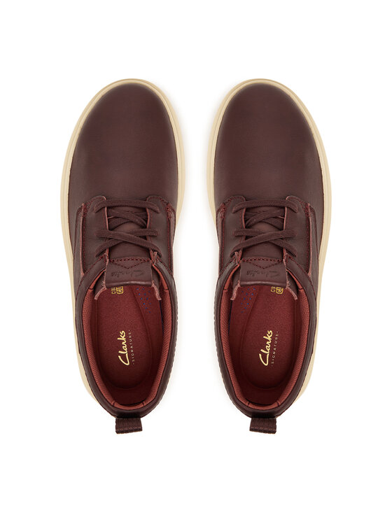 Clarks Clarks Nizki čevlji Polden Lace 26184960 Rjava