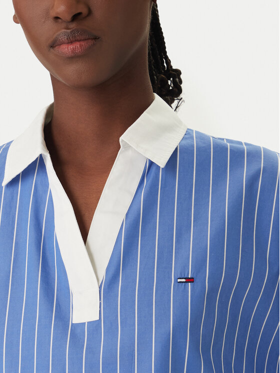 Tommy Jeans Tommy Jeans Polokošeľa DW0DW22596 Modrá Relaxed Fit