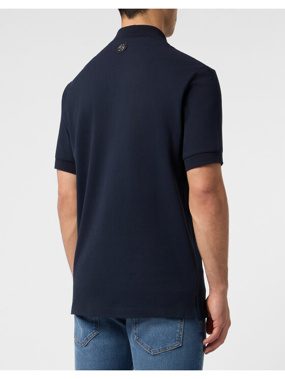 PHILIPP PLEIN PHILIPP PLEIN Polokošeľa 31301 Tmavomodrá Slim Fit