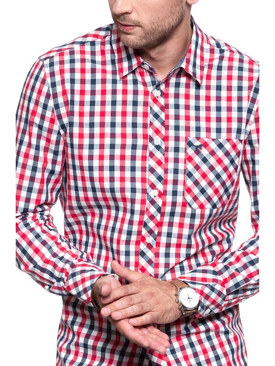 Mustang Mustang Camicia 1/1SLV_1/P_KC Bianco Regular Fit