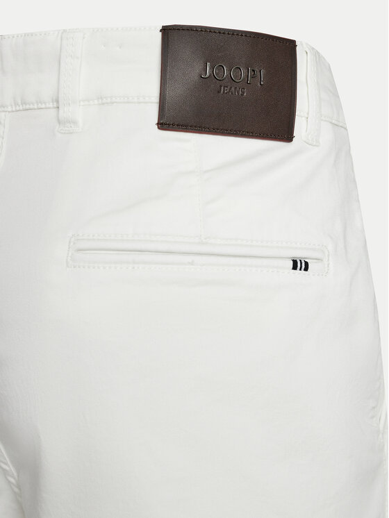 JOOP! Jeans JOOP! Jeans Szorty materiałowe 15 JJF-65Rudo-D 30041957 Biały Regular Fit