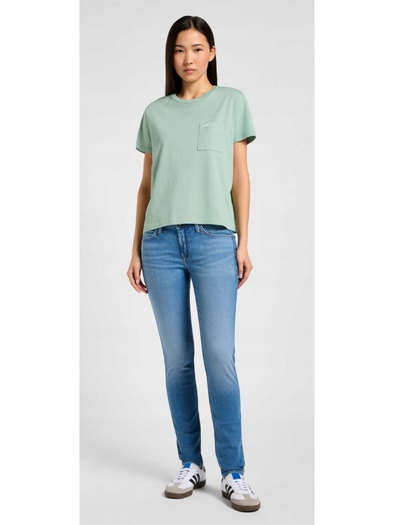 Lee Lee Jeansy Scarlett Niebieski Skinny Fit