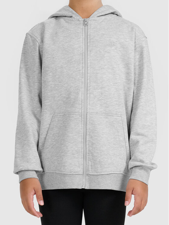 4F 4F Bluza BASIC+ Szary Oversize