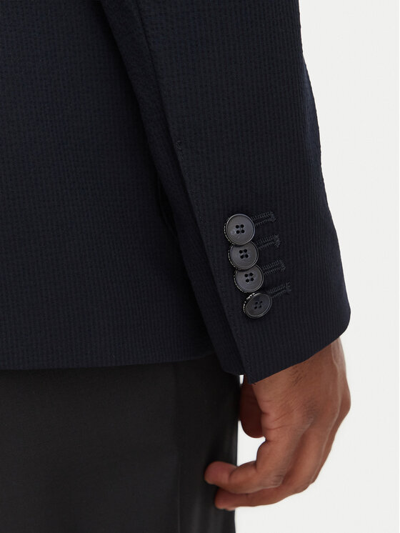 KARL LAGERFELD KARL LAGERFELD Zakó 155280-562034 Sötétkék Slim Fit