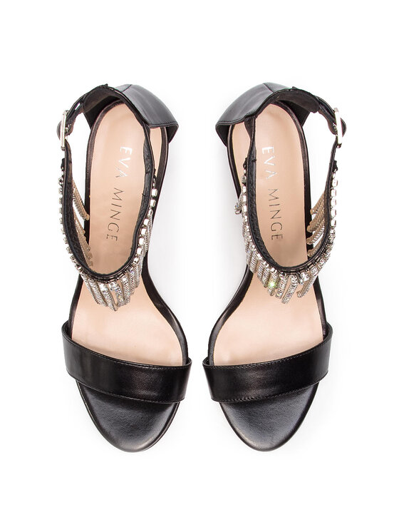 Eva Minge Eva Minge Sandalen Valga 4F 18SF1372683EF Schwarz