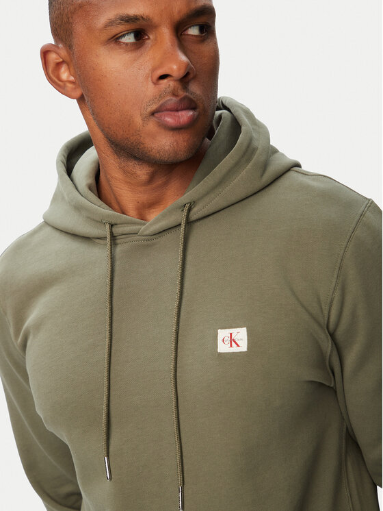 Calvin Klein Jeans Calvin Klein Jeans Суитшърт LV04RG269G Тъмнозелен Classic Fit