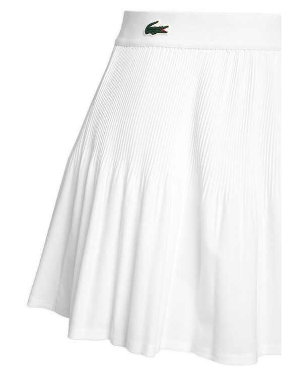 Lacoste Lacoste Φούστα τένις JF9990 Λευκό Regular Fit
