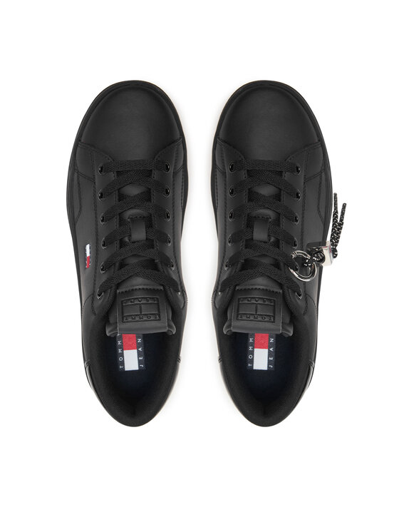 Tommy Jeans Tommy Jeans Tenisice Tjw Logo Sneaker EN0EN03129 Crna