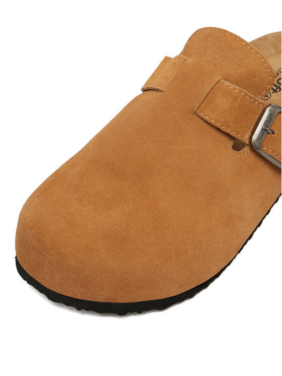 Go Soft Go Soft Pantoletten EOHP-ALMELO-02 Braun