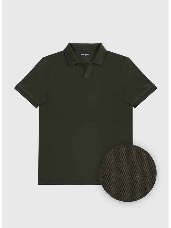 Pako Lorente Pako Lorente Polo P25WF-TX-002 Zielony Classic Fit