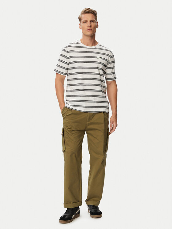 Hunter Hunter T-Shirt W126-HRMTS-1003-01X Λευκό Regular Fit
