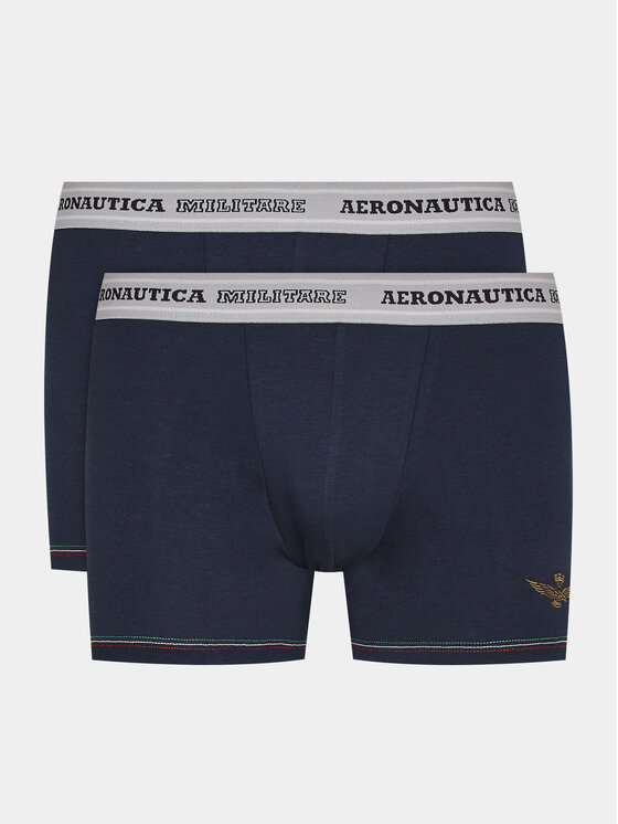 Aeronautica Militare Aeronautica Militare 2er-Set Boxershorts AM1UBX003 Dunkelblau