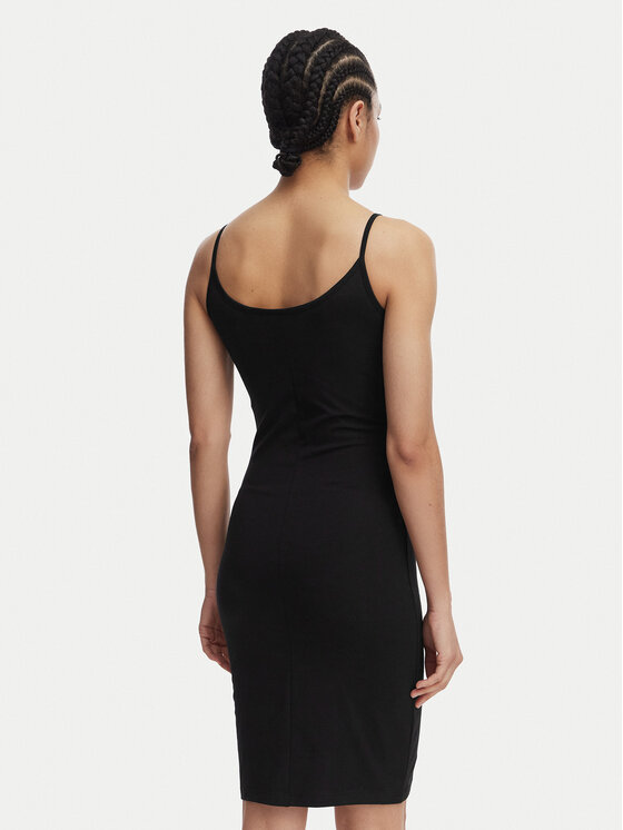 HUGO HUGO Vasaras kleita Narya 50563766 Melns Slim Fit