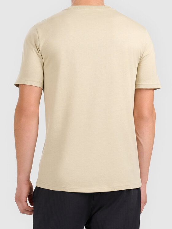 4F 4F T-Shirt 4FWAW26TTSHM3571-83S Beżowy Active Fit