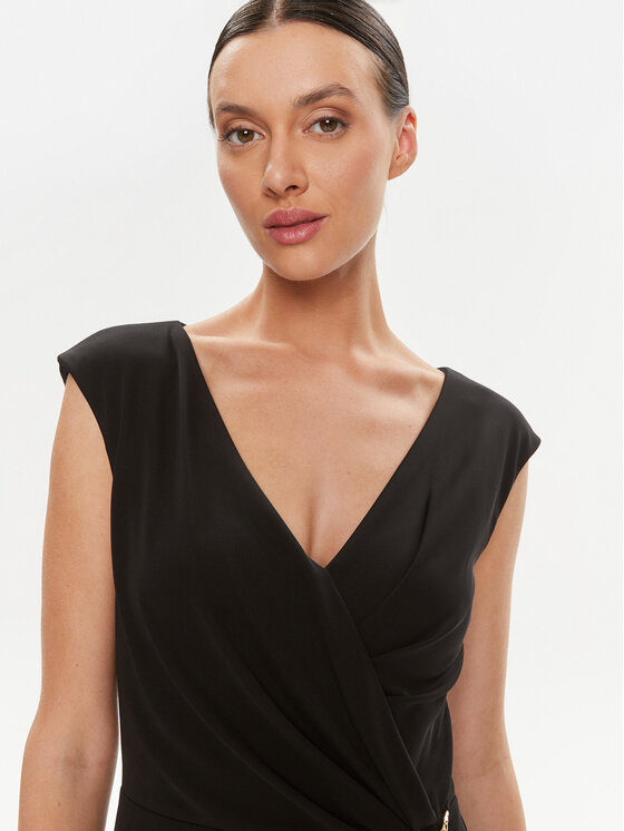 Rinascimento Rinascimento Kokteilinė suknelė CFC0019373002 Juoda Regular Fit