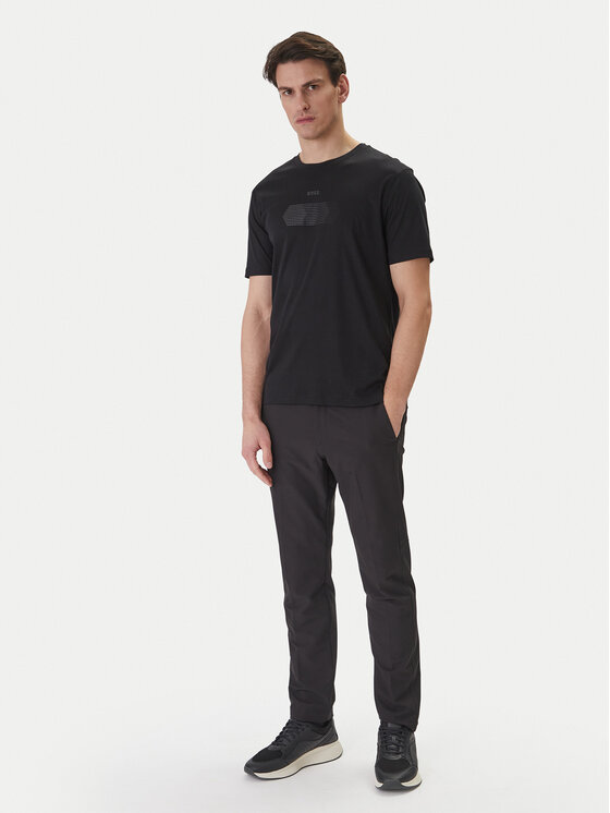 BOSS BOSS Marškinėliai TS_Unity 50554557 Juoda Regular Fit