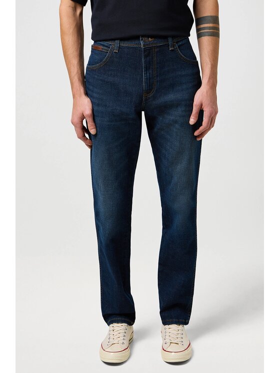 Wrangler Wrangler Jeansy TEXAS SLIM Niebieski Slim Fit